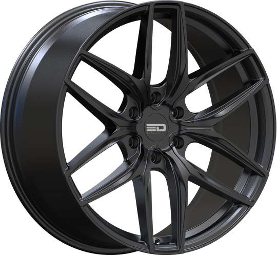 F2096391578MB - Euro Design Forza 6 20X9 6X139.7 ET 15MM Matte Black - Euro Design Wheels Canada