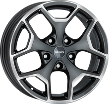 Charger l'image dans la galerie, F7580LBQM44C3YX - MAK Liberty 18X7.5 5X127 ET 44MM Gunmetal With Mirror Face - MAK Wheels Canada