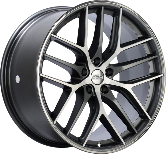 CC0203GRPK - BBS CC-R 20X8.5 5X112 ET 42MM Gloss Graphite With Diamond Cut Face and Protective Clear Coat - BBS Wheels Canada
