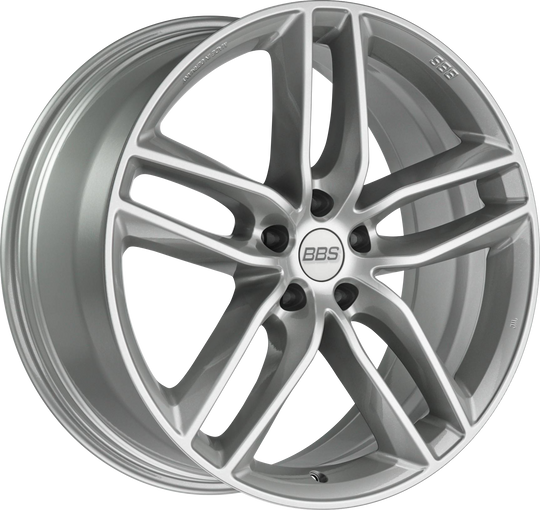 SX0106SK - BBS SX 18X8 5X120 ET 45MM Sport Silver - BBS Wheels Canada