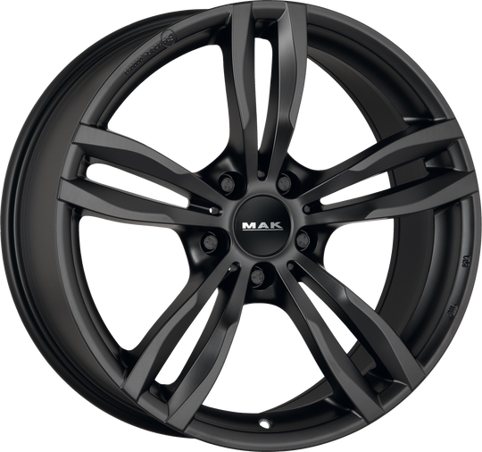 F8070LTMB43I5BX - MAK Luft W 17X8 5X120 ET 43MM Matte Black - MAK Wheels Canada