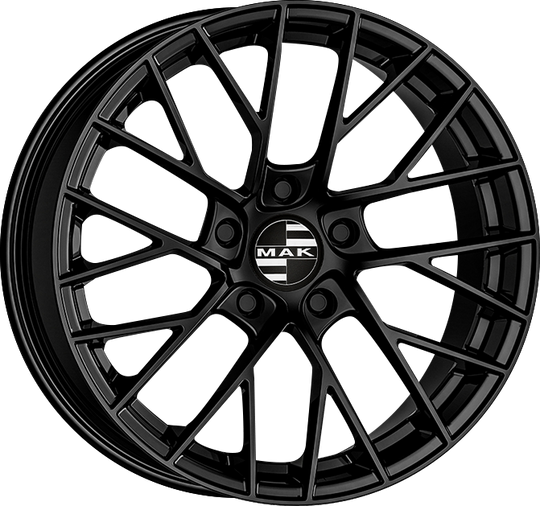 F1120MZGB52KY4 - MAK Monaco-D 20X11 5X130 ET 52MM Gloss Black - MAK Wheels Canada