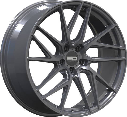 T1775G3567GGM - Euro Design Tech 17X7.5 5X114.3 ET 35MM Gloss Gunmetal - Euro Design Wheels Canada