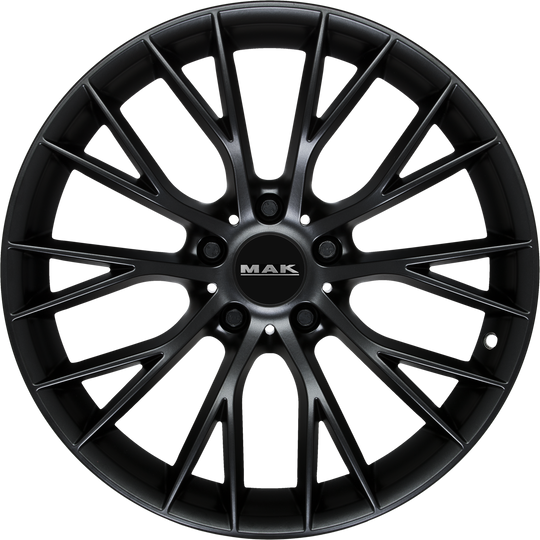 F8080MUMB38IB - MAK Munchen 18X8 5X120 ET 38MM Matte Black - MAK Wheels Canada