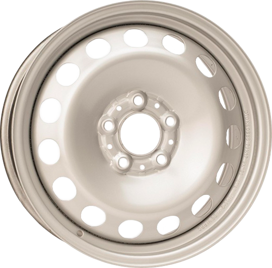 YKW202 - YKW Steel Steel Wheel 17X7.5 6X135 ET 44MM Silver - YKW Steel Wheels Canada