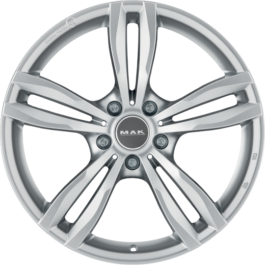 F8080LFSI30I2BX - MAK Luft 18X8 5X120 ET 30MM Silver - MAK Wheels Canada