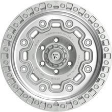 Load image into Gallery viewer, FT100-17905127N12MS - Fittipaldi Offroad FT100MS 17X9 5X127 ET -12MM Machined Silver - Fittipaldi Offroad Wheels Canada