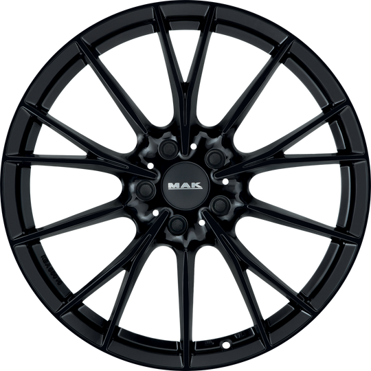 F9020FBGB40WS2X - MAK Fabrik-D 20X9 5X112 ET 40MM Gloss Black - MAK Wheels Canada