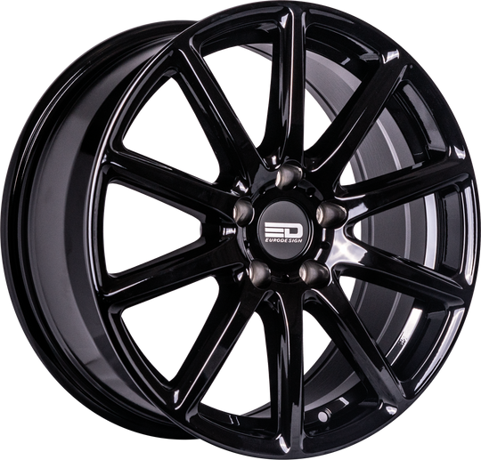 L1775F4257GB - Euro Design Legend 17X7.5 5X112 ET 42MM Gloss Black - Euro Design Wheels Canada