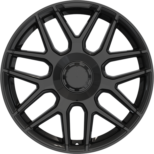 RW150015 - YKW Replicas MR2 20X8.5 5X112 ET 35MM Gloss Black - YKW Replicas Wheels Canada