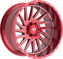 Load image into Gallery viewer, K20221263539N44RM - Krank Offroad Coil 22X12 6X135 / 6X139.7 -44mm Red Clear - Krank Offroad Wheels Canada