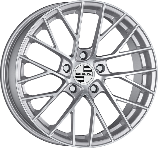 F8590MFSI55KY5 - MAK Monaco 19X8.5 5X130 ET 55MM Silver - MAK Wheels Canada