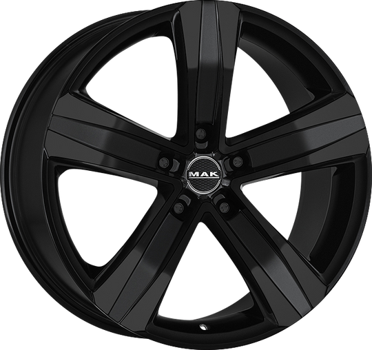 F65605TGB65KZ2 - MAK Stone5 16X6.5 5X130 ET 65MM Gloss Black - MAK Wheels Canada