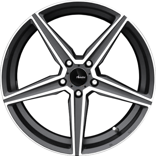 CO9A51235G - Advanti Cammino 19X8.5 5X112 ET 35MM Matte Grey With Machined Face - Advanti Wheels Canada