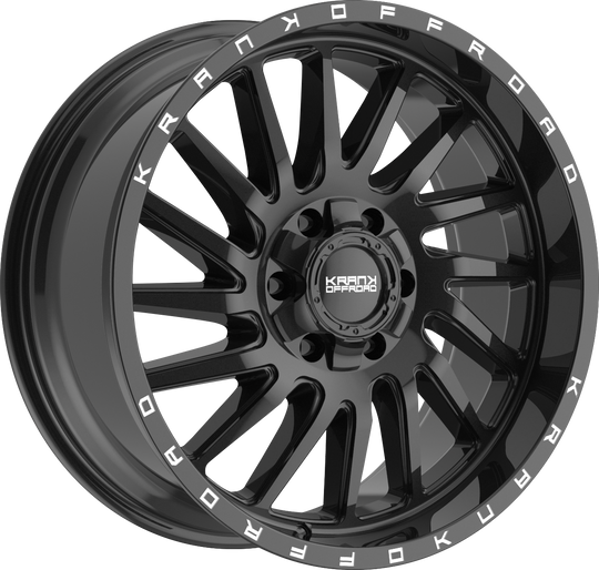 K2020963539P10GB - Krank Offroad Coil 20X9 6X135 / 6X139.7 10mm Gloss Black - Krank Offroad Wheels Canada