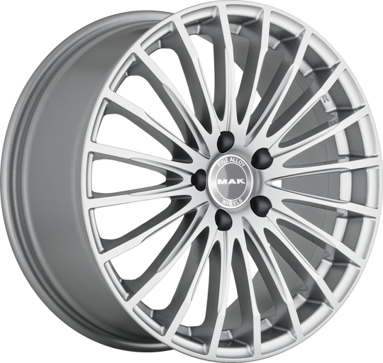 F9590FASI50WS3X - MAK Starlight 19X9.5 5X112 ET 50MM Silver - MAK Wheels Canada