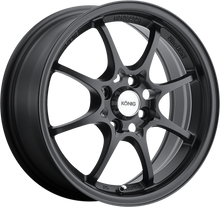 Charger l'image dans la galerie, HE65D04405 - Konig Helium 15X6.5 4X100 ET 40MM Flat Black - Konig Wheels Canada