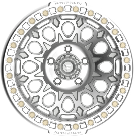 FB153-17908165N15M - Fittipaldi Offroad FB153M 17X9 8X165.1 ET -15MM Gloss Silver Machined - Fittipaldi Offroad Wheels Canada