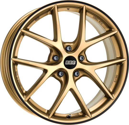 CI7001AD04 - BBS CIR Unlimited 21X8.5 BLANK ET 45MM Satin Gold - BBS Wheels Canada