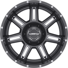 Charger l'image dans la galerie, K4020952739N12GBML - Krank Offroad Force 20X9 5X127 ET -12MM Gloss Black Milled - Krank Offroad Wheels Canada