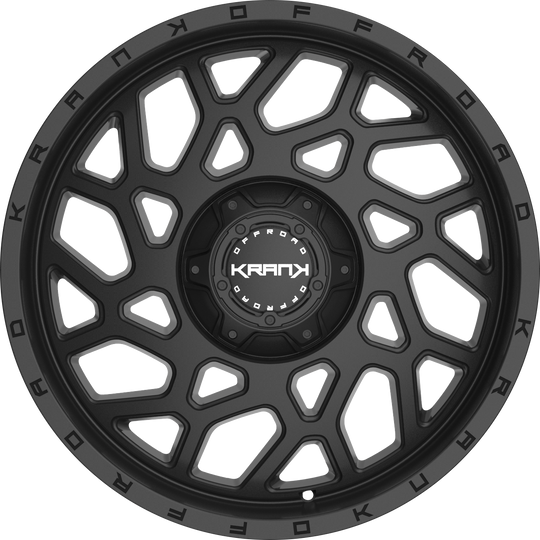 K8020963539P18SB - Krank Offroad Ambush 20X9 6X135 / 6X139.7 18mm Satin Black - Krank Offroad Wheels Canada