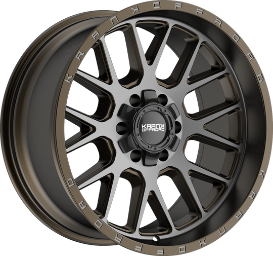 K1020963539P10DT - Krank Offroad Fuse 20X9 6X139.7 / 6X135 10mm Bronze Dark Tint - Krank Offroad Wheels Canada
