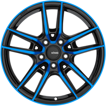 Charger l'image dans la galerie, MY8751043F - Konig Myth 17X8 5X100 ET 43MM Gloss Black With Blue Tinted Clear Coat - Konig Wheels Canada