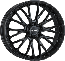 Load image into Gallery viewer, F9520LDGB45F3 - MAK Speciale-D 20X9.5 5X114.3 ET 45MM Gloss Black - MAK Wheels Canada