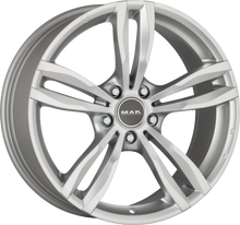 Load image into Gallery viewer, F9080LFSI44I6BX - MAK Luft 18X9 5X120 ET 44MM Silver - MAK Wheels Canada
