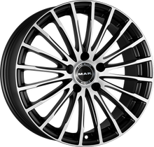 Load image into Gallery viewer, F8080FAIB35WS2X - MAK Starlight 18X8 5X112 ET 35MM Ice Black - MAK Wheels Canada