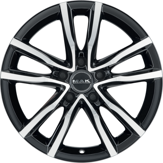 F60504MBM31CH1X - MAK Milano4 15X6 4X100 ET 31MM Black Mirror - MAK Wheels Canada