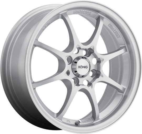 HE65D0440S - Konig Helium 15X6.5 4X100 ET 40MM Silver - Konig Wheels Canada