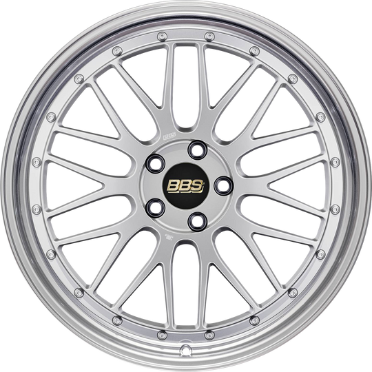 LM412DSPK - BBS LM 19X9 5X120 ET 44MM Diamond Silver With Diamond Cut Rim - BBS Wheels Canada