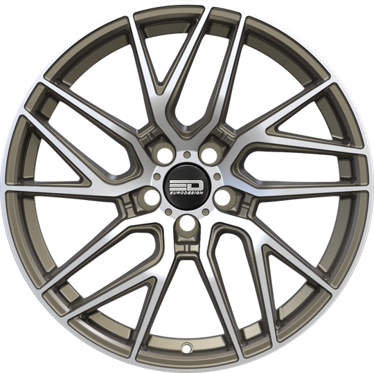 T1985J3572BZM - Euro Design Tech 19X8.5 5X120 ET 35MM Matte Bronze Machined - Euro Design Wheels Canada