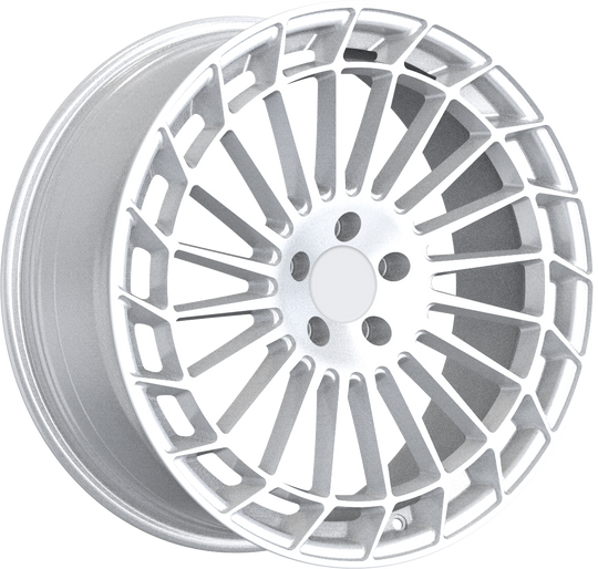 RW150029 - YKW Replicas MR3 19X8 5X112 ET 30MM Hyper Silver - YKW Replicas Wheels Canada