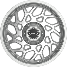 Load image into Gallery viewer, K80221263539N44MU - Krank Offroad Ambush 22X12 6X139.7 / 6X135 -44mm Brushed Aluminum - Krank Offroad Wheels Canada