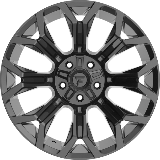FA21-20908165P18B - Fittipaldi Offroad FA21B 20X9 8X165.1 ET 18MM Gloss Black - Fittipaldi Offroad Wheels Canada