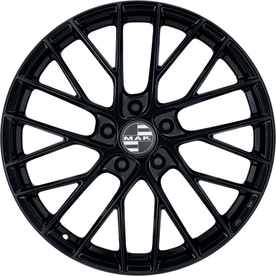 F8590MFGB39WS2X - MAK Monaco 19X8.5 5X112 ET 39MM Gloss Black - MAK Wheels Canada