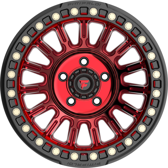 FB152-17908165N38R - Fittipaldi Offroad FB152R 17X9 8X165.1 ET -38MM Metallic Red - Fittipaldi Offroad Wheels Canada