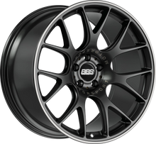 Load image into Gallery viewer, CH111BPO-MTSP - BBS CHR 19X11 5X130 ET 56MM Satin Black With Polished Stainless Steel Rim Protector and Motorsport Etching - BBS Wheels Canada