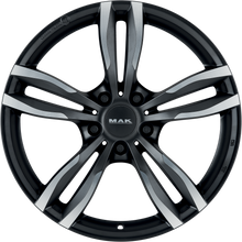 Charger l'image dans la galerie, F8080LFIB30WSX - MAK Luft 18X8 5X112 ET 30MM Ice Black - MAK Wheels Canada