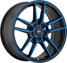Load image into Gallery viewer, MY8751443F - Konig Myth 17X8 5X114.3 ET 43MM Gloss Black With Blue Tinted Clear Coat - Konig Wheels Canada
