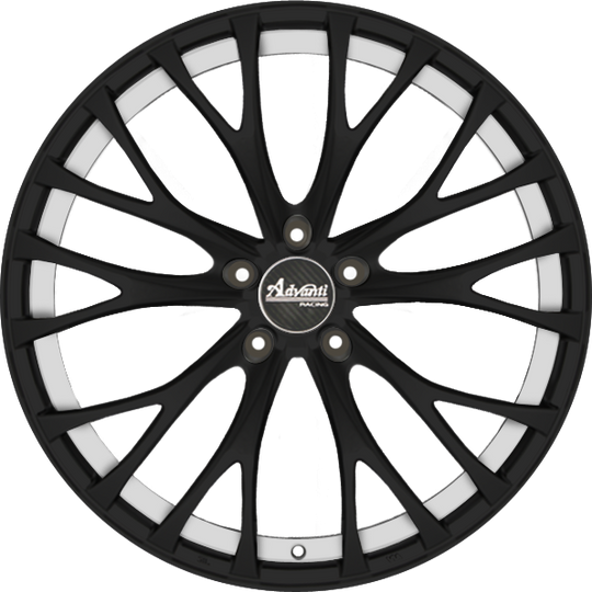 FS0A512405 - Advanti Fastoso 20X9 5X112 ET 40MM Matte Black With Machined Undercut - Advanti Wheels Canada
