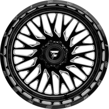 Charger l'image dans la galerie, FA07-221263539N44BM - Fittipaldi Offroad FA07BM 22X12 6X139.7 / 6X135 -44mm Gloss Black Milled - Fittipaldi Offroad Wheels Canada