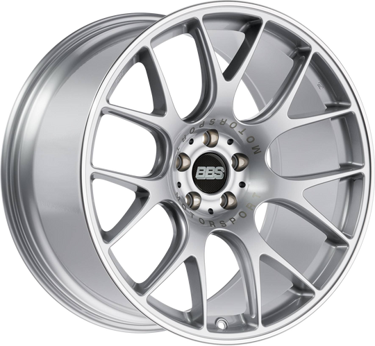CH111SPO-MTSP - BBS CHR 19X11 5X130 ET 56MM Brilliant Silver With Polished Stainless Steel Rim Protector and Motorsport Etching - BBS Wheels Canada