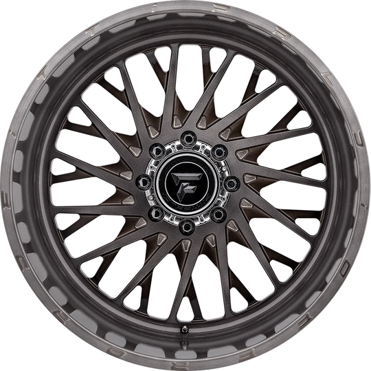 FA08-22128165N44MBDT - Fittipaldi Offroad FA08MBDT 22X12 8X165.1 ET -44MM Gloss Black With Machined Face and Dark Tint - Fittipaldi Offroad Wheels Canada