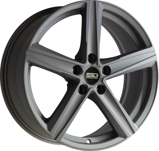 S1880D4263MG - Euro Design Spa 18X8 5X108 ET 42MM Matte Gunmetal - Euro Design Wheels Canada