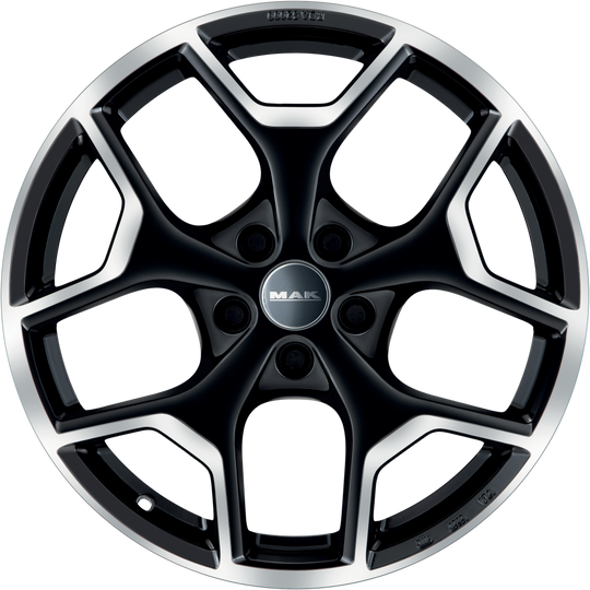 F7570LBBM39G - MAK Liberty 17X7.5 5X108 ET 39MM Black Mirror - MAK Wheels Canada