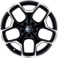 Load image into Gallery viewer, F7570LBBM39LG2X - MAK Liberty 17X7.5 5X110 ET 39MM Black Mirror - MAK Wheels Canada