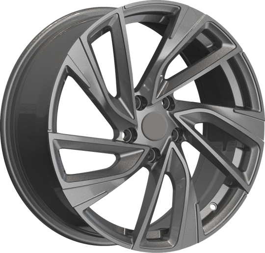 RW150012 - YKW Replicas VR1 18X7.5 5X112 ET 42MM Gloss Gunmetal - YKW Replicas Wheels Canada